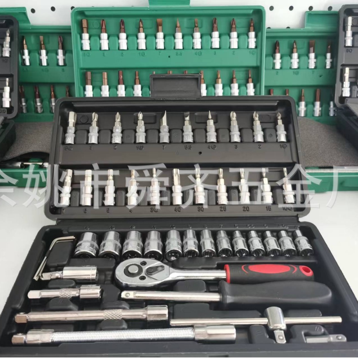 公制 1/4” 46件套家用套筒工具套装 46件套通用工具套装 耐用