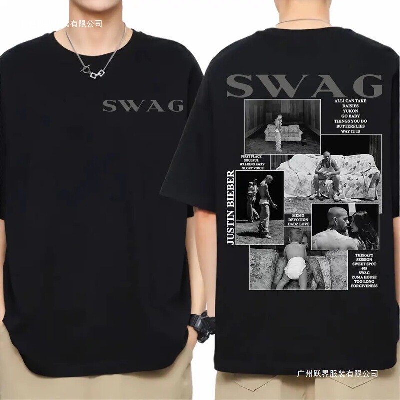 Justin Bieber 2025 New Album Tour Promotional T-Shirt Men's Hip-Hop High-Quality T-Shirt Unisex Justin Bieber 2025 New Album Tour Promotional T-Shirt Men's Hip-Hop High-Quality T-Shirt Unisex