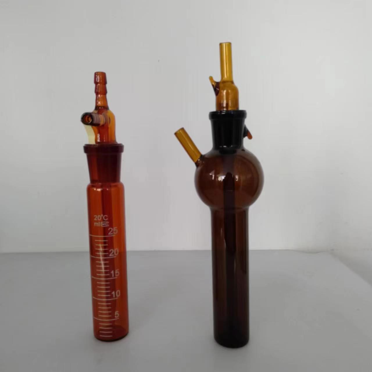 棕色冲击式吸收瓶   喷泡式吸收瓶 25ml 50ml