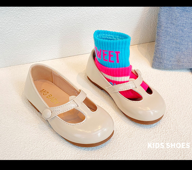 Mädchen Leder Mary Janes Für Den Herbst Kinderschuhe Elegant_voghion.com