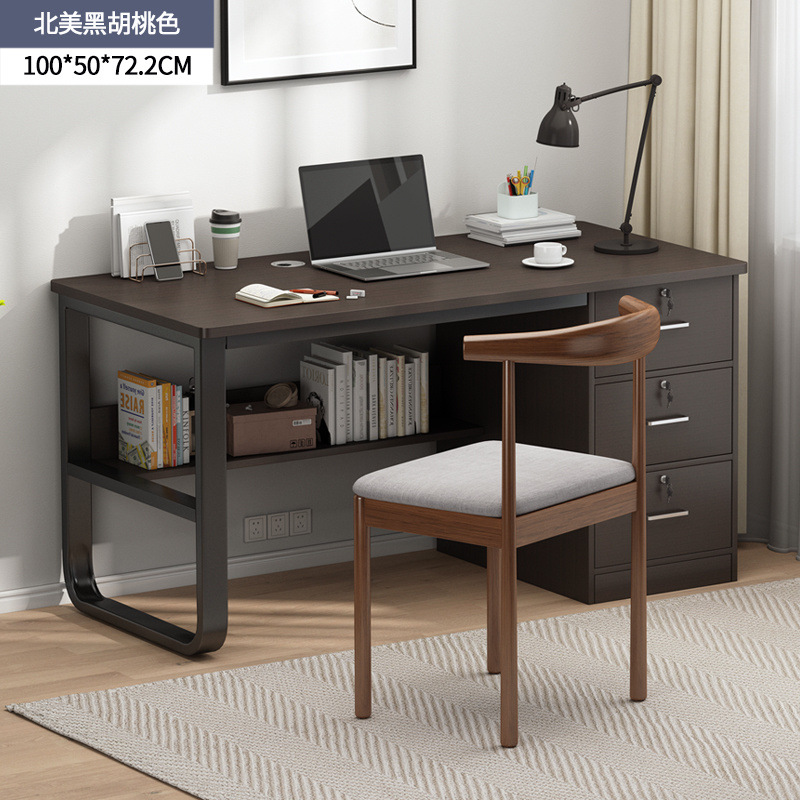 Mesa de oficina simple mesa de oficina moderna combinación de mesa de personal simple mesa de computadora doméstica
