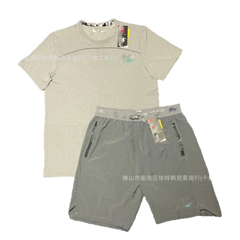 夏用反射素材メンズスポーツ速乾半袖ランニングフィットネス軽量通気性トレーニングアイスシルクTシャツアイスシルク冷感|undefined