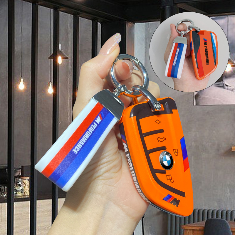 BMW B 페인팅 스포츠 오렌지 + 매칭 로프 + 인형