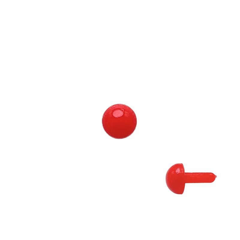 Ojo redondo pie recto mango recto ojo nariz poke fieltro de lana Twist stick DIY accesorios de muñeca hechos a mano