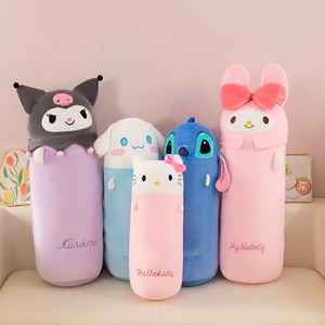 Cartoon Kuromi plush pillow, My Melody long plush toy, Sanrio sleeping companion, girl's gift