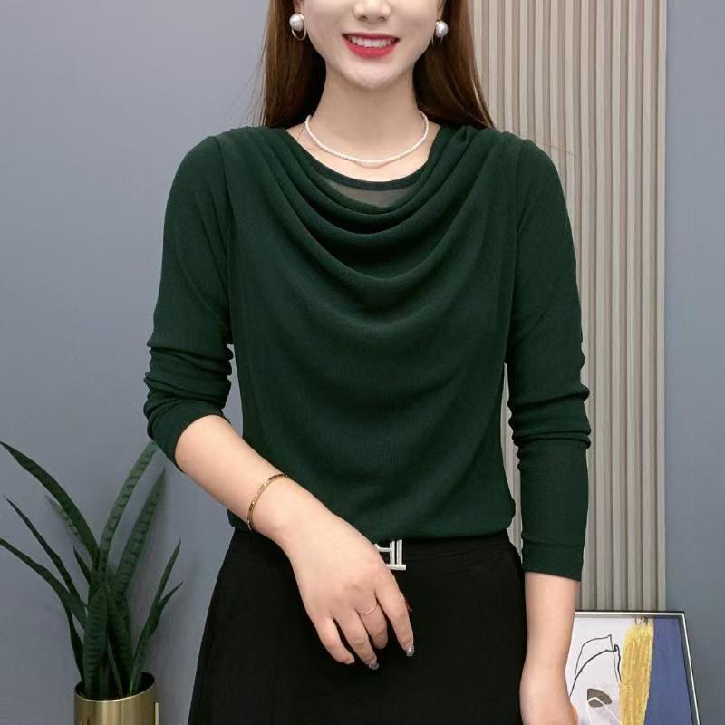 짙은 녹색 긴소매