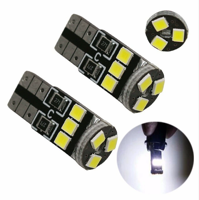 Светодиодные передние фары ультраяркие, индикатор ширины T10 9SMD 2835, новое декодирование, подсветка номера, свет для крыши