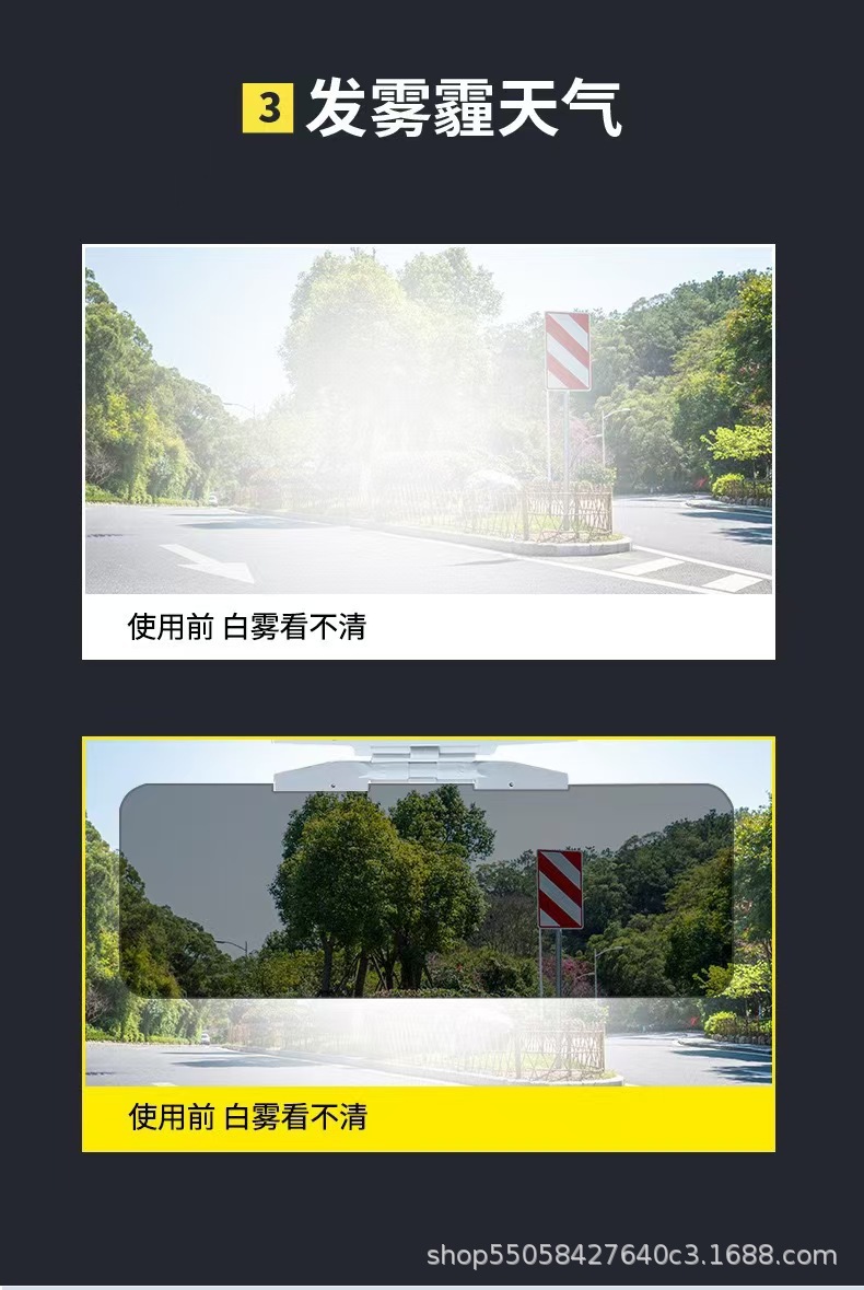 Cross-border car anti-glare sun visor goggles for day and night use, car-mounted night vision anti-glare glasses