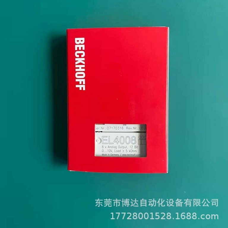 倍福BECKHOFF模块EL4008 EL6002 EL2002全新原装现货实拍议价