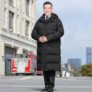 2024 factory direct 8810 long pressure thick warm coat men's down jacket price 368 yuan