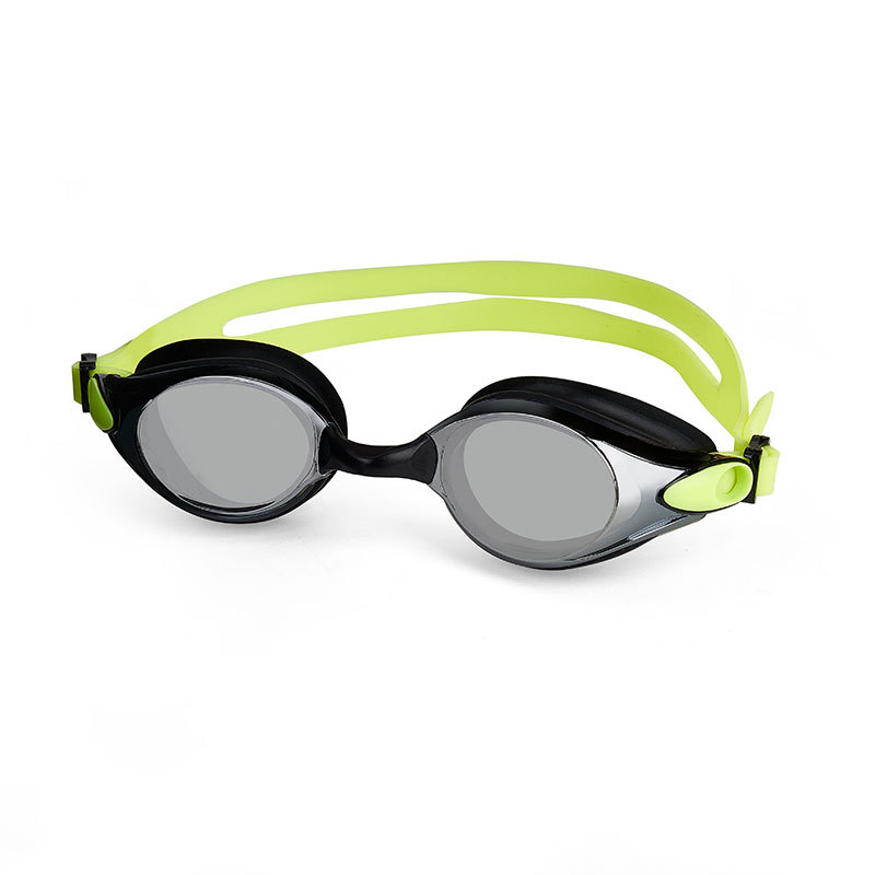 검은 색과 녹색 전기 도금 실버 안경 케이스