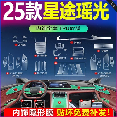 Car Interior Accessories, and Modification Supplies — Car interior film - 25-yao-guang-cdm-full-tpu-case-set-screen-not-included