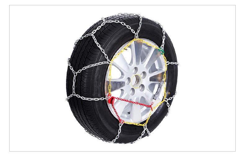 Tire Anti-Slip Chains for Cars, Sedans, Off-Road Vehicles, Anti-Slip Metal Chains for Snow, Mud, and Ice, Steel Chains
