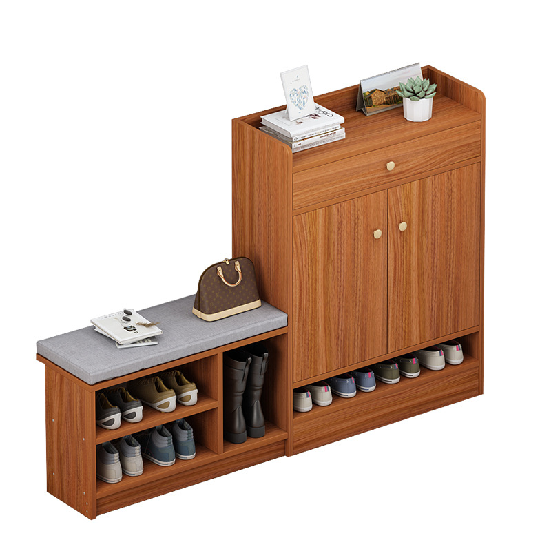 [Customizado por comercio exterior] almacenamiento simple porta de zapatos estante de zapatos creativo interior doméstico se puede sentar con zapatos taburetes económicos