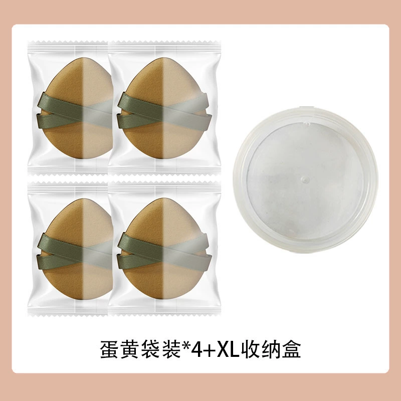 Handheld Powder Puff, Increased Thickness, Ribbon Handle Makeup Sponge, Soft Finish