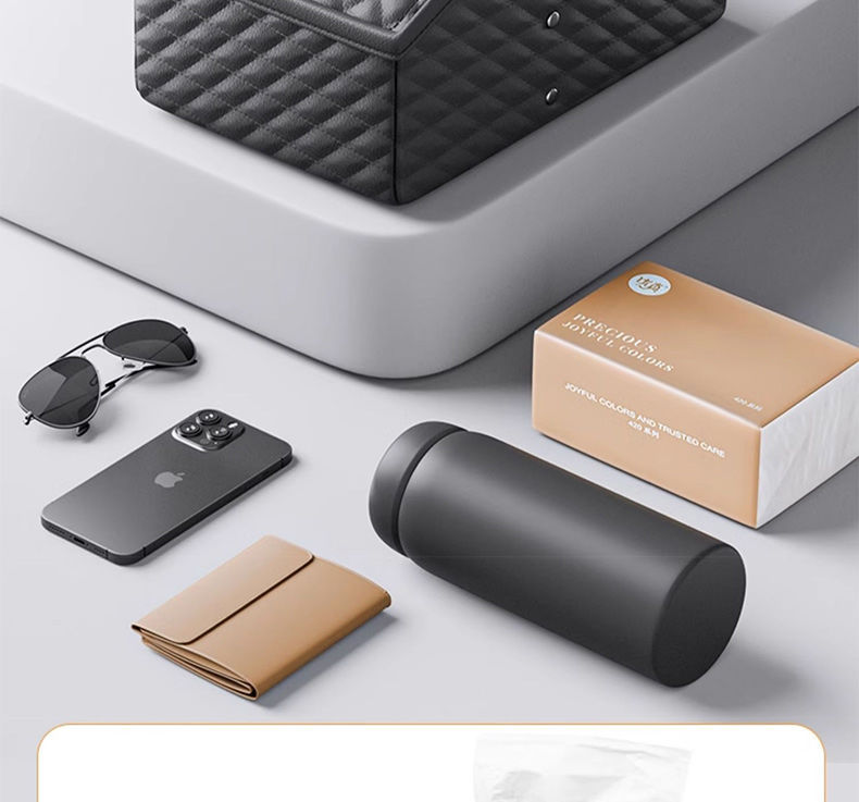 Car armrest box storage box storage box tissue box car middle rack high-grade multi-function water cup holder