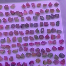 天然碧玺原石裸石配饰西瓜碧玺原味抛光diy镶嵌配饰散珠戒面配件