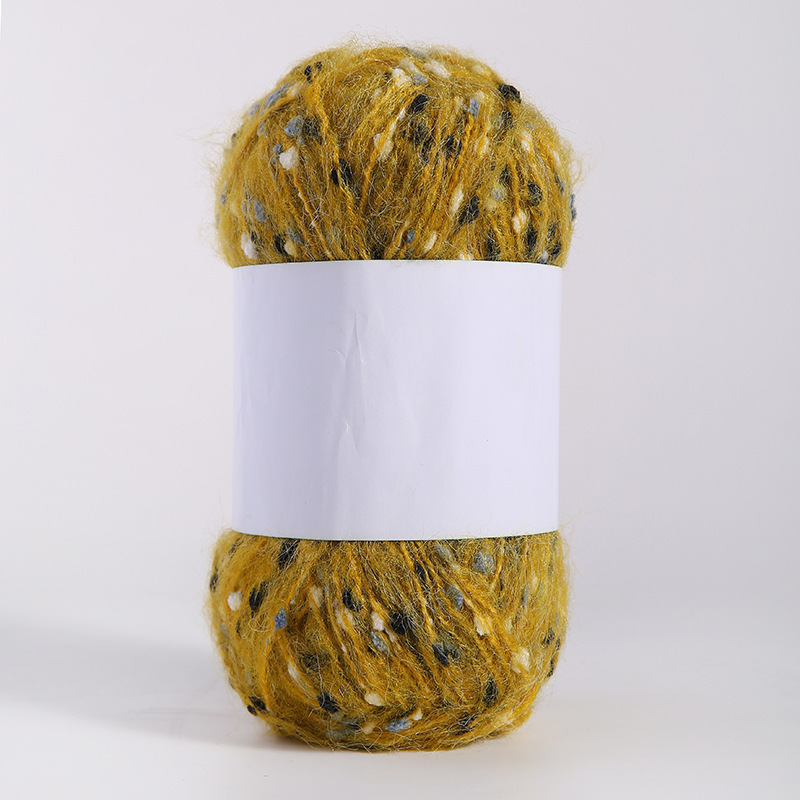 Doudou hilo hilo de bufanda hilo de lana punto de color mohael hilo tejido a mano diy arco iris tenis de mesa hilo mixto hilo de punto de pareja