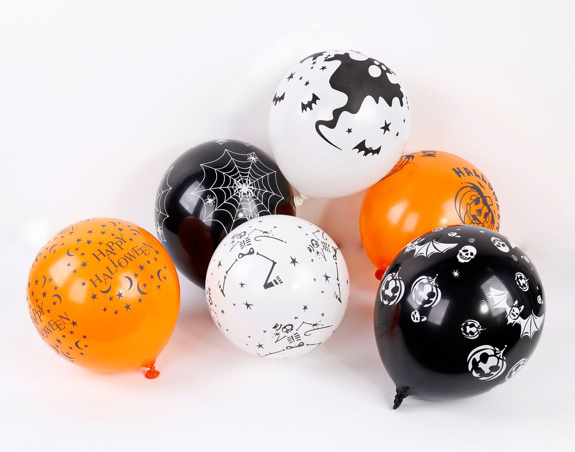 Halloween 12'2.8g globo de látex centro comercial tienda bar KTV fiesta decoración casa embrujado diseño impreso globo
