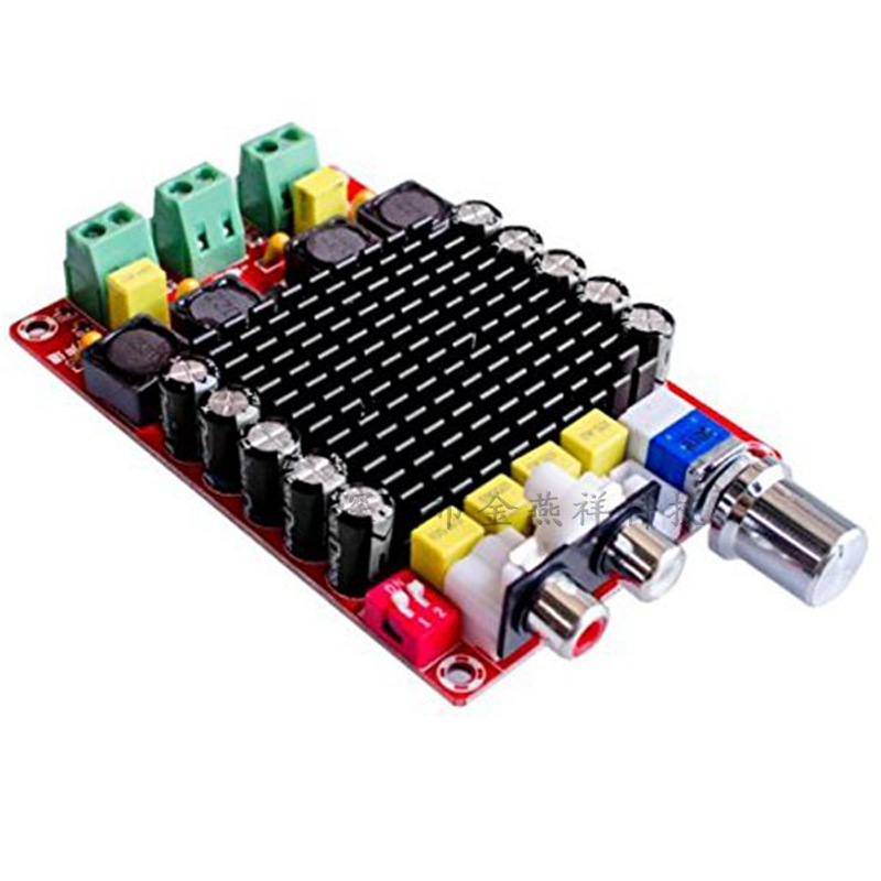 XH-M510 TDA7498大功率数字功放板 2*100W 汽车功放 直流14-34V