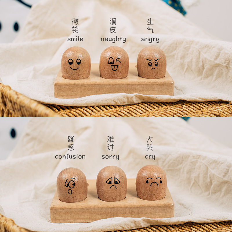 Beech log helado donut helado Kegel niños casa de madera olla traje