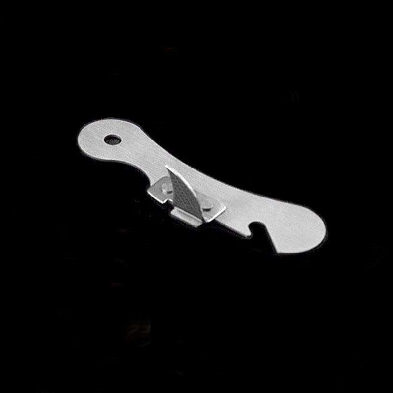 (2개) 재고 스테인레스 스틸 캔 오프너 맥주 병 오프너 틴 플레이트 뚜껑 오프너 가정용 캔 오프너 나이프 캔 오프너 캔