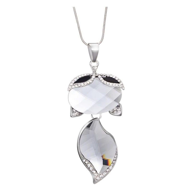 Otoño e Invierno brillante Cadena de suéter de cola de zorro de alto grado de las mujeres del todo-fósforo de alta calidad moda larga suéter Cadena de joyería al por mayor