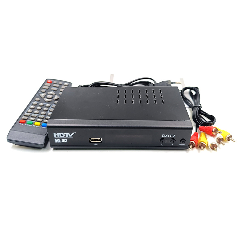 In stock TV set-top box exported to Indonesia, DVB T2 set top box TV digital football