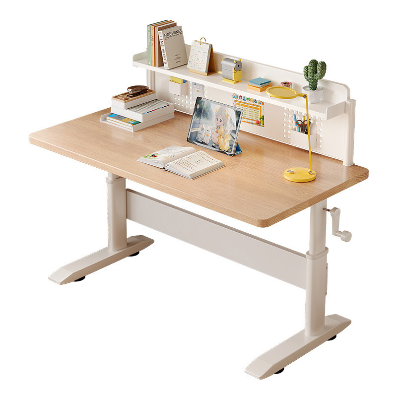Mesa de elevación mesa de computadora de madera maciza mesa de escritorio lujosa moderna dormitorio mesa de estudio de estudiantes simple mesa de oficina doméstica