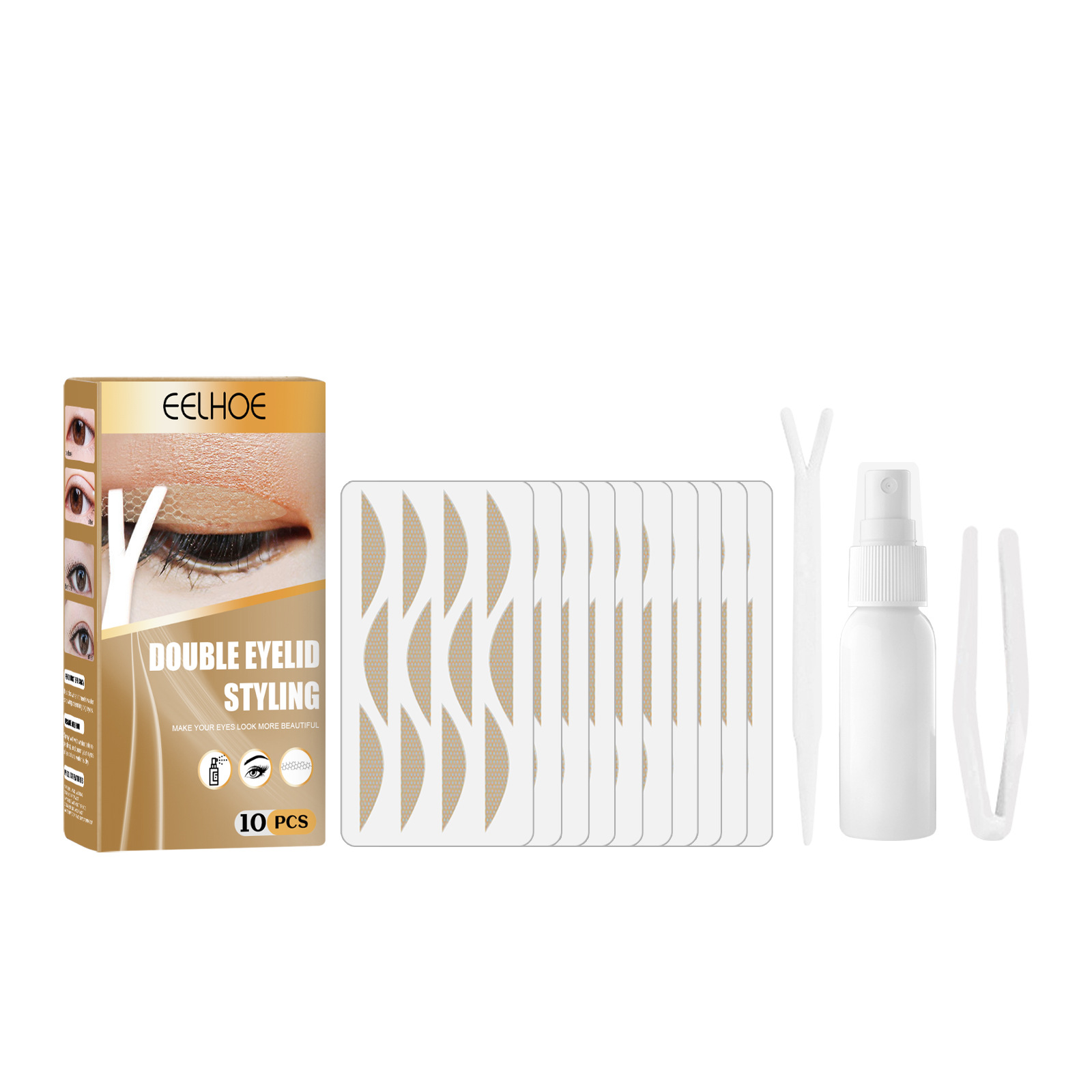 patch di bellezza a doppia palpebra in rete di pizzo adesivo invisibile gratuito traspirante super stick clip di lunga durata s_voghion.com