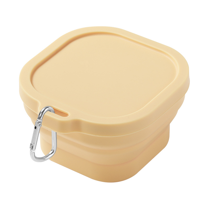 사각 그릇/노랑