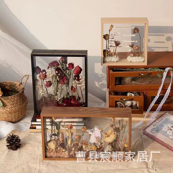 Creative wooden photo frame handmade