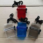 透明色游泳密封盒 游泳防进水密封罐 游泳防水香烟盒 防水零钱盒