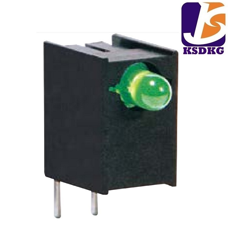 厂供LED模块 两脚插件 绿色LED灯 SEL-0X10 卧立式LED指示灯