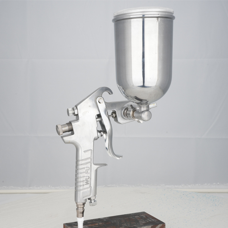 Transfronteriza personalizada W - 77G pistola de pulverización neumática 1.5 - 3.0mm alta atomización 350ml pistola de pulverización de pintura de pulverización de olla superior