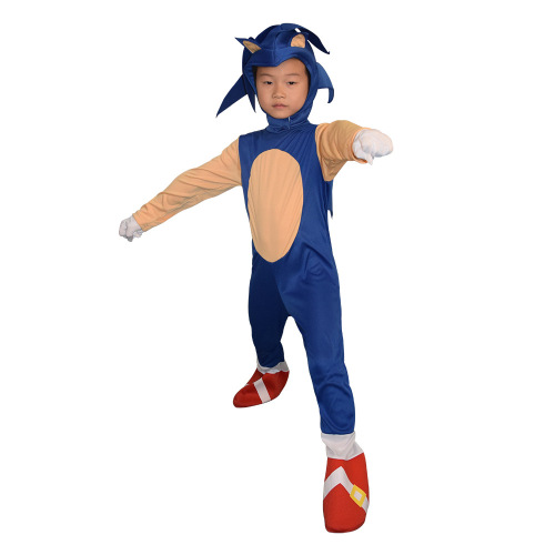 Halloween Sonic the Hedgehog cosplay Sonic game costume children cartoon character dress-up hedgehog outfit