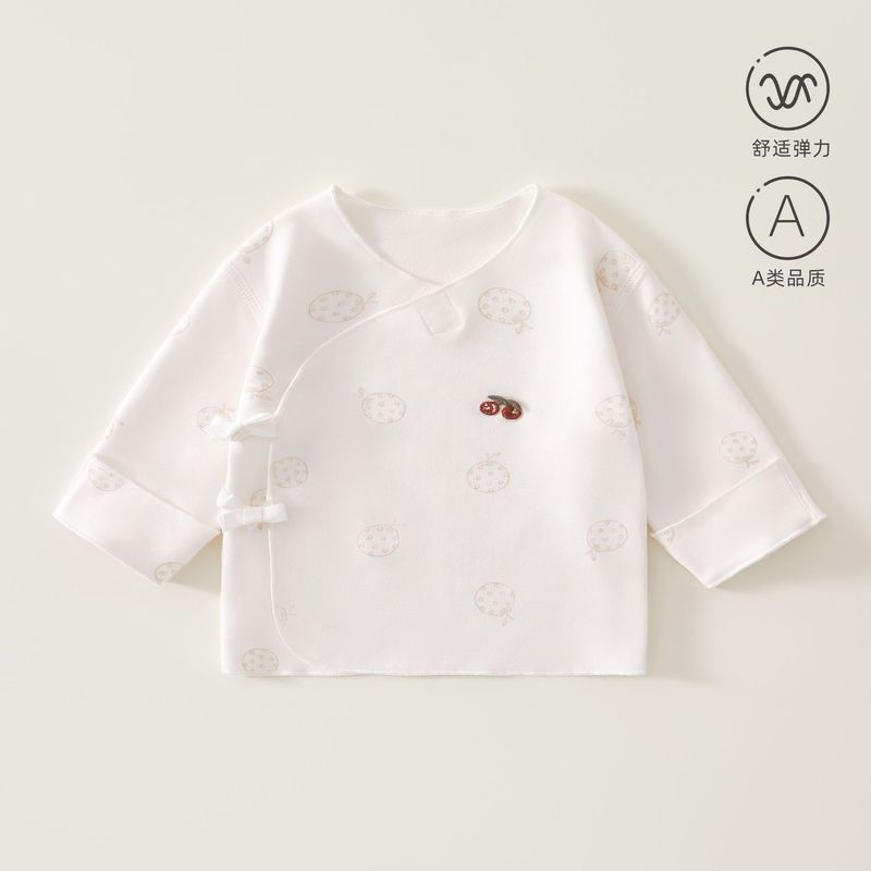 ベビーハーフバックトップ新生児ワンピーストップス春秋下着カテゴリーa純綿僧服新生児服|undefined
