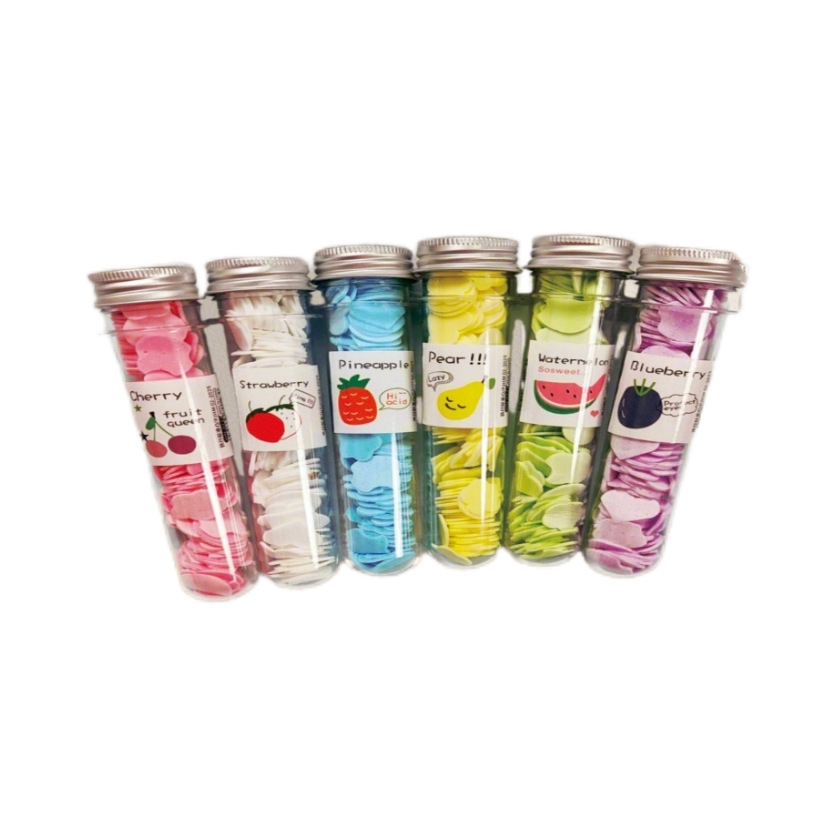 Embalaje de tubo antibacteriano de alta eficiencia papel de lavado de manos desechable tabletas de jabón perfumado los estudiantes viajan con tabletas de jabón perfumado de lavado de manos image 6
