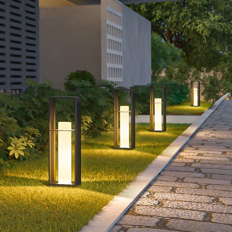 Lámpara de balcón decoración hogar lámpara de calle patio jardín lámpara de pie Villa paisaje lámpara solar al aire libre lámpara de césped