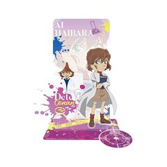 公式正規品 名探偵コナン 夢の絵/30周年記念シリーズ 透明カードコースター オーナメントスタンド