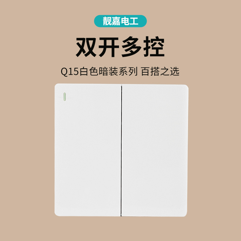 Q15 two open double control switch