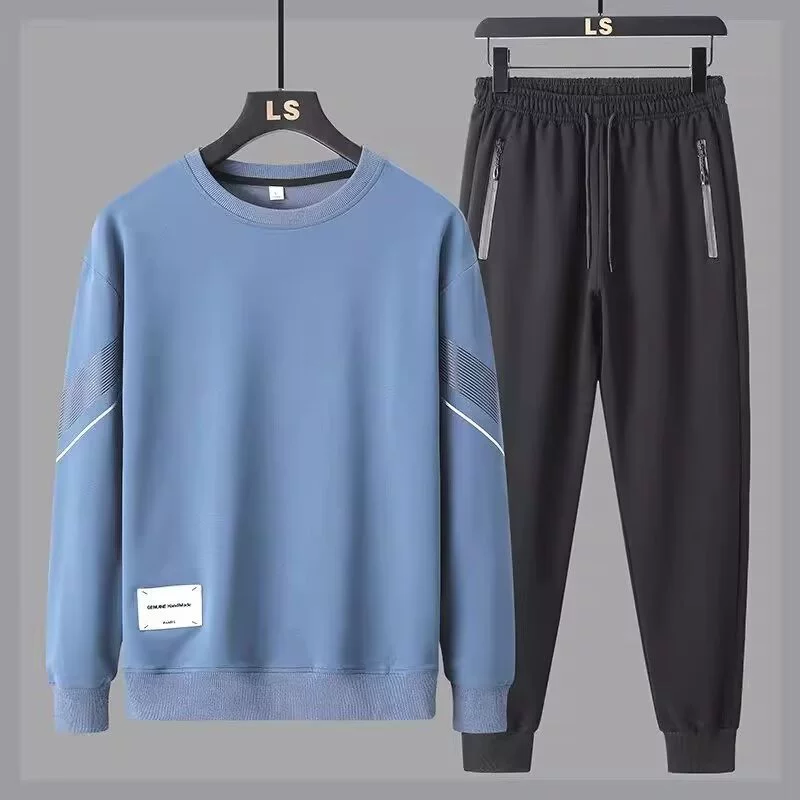 Spring sweatshirt, overall, trousers, set