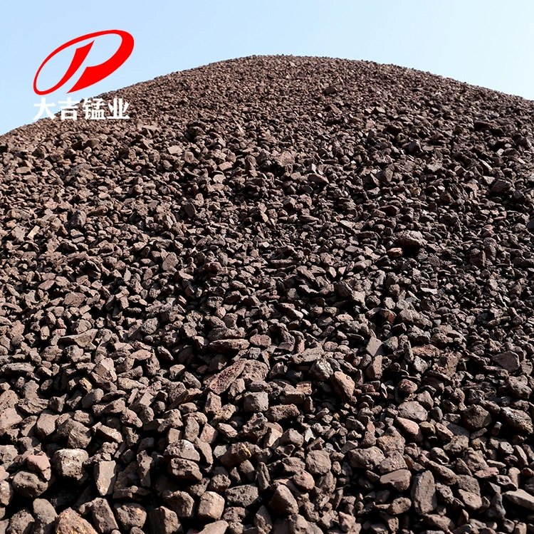 Прямая поставка из района добычи марганца в провинции Хунань на стальную фабрику для очистки шлака печи марганцевой руды 18-22% 1.0-8cm промытой марганцевой руды