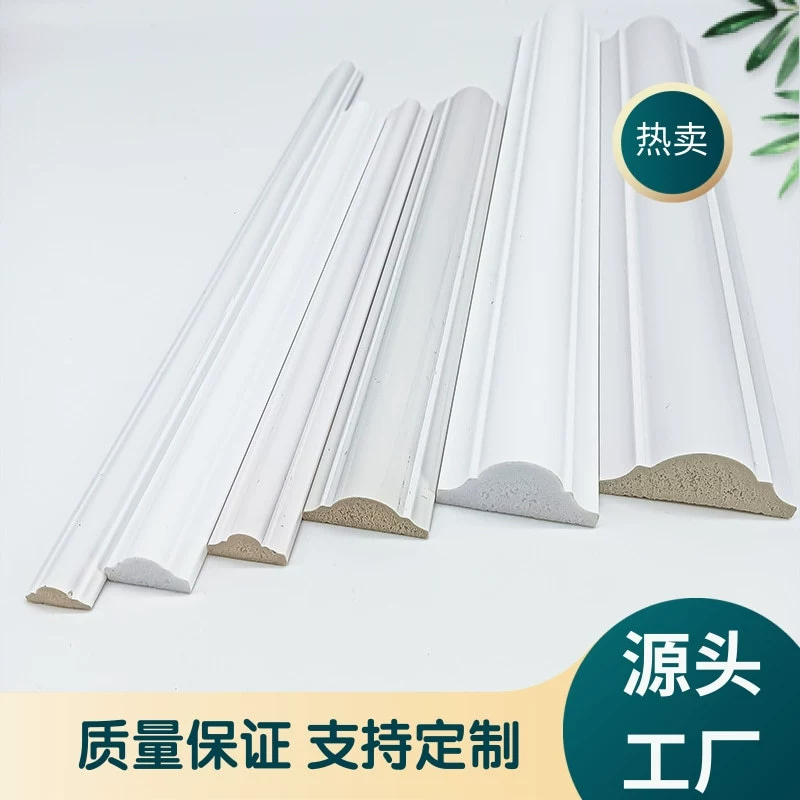 Источник производителя PS пенистый плинтус фон обрезка белая линия слитка