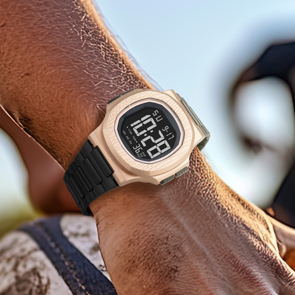 Reloj electrónico al aire libre transfronterizo para estudiantes adolescentes multifuncional alarma de luz nocturna sincronizada al por mayor