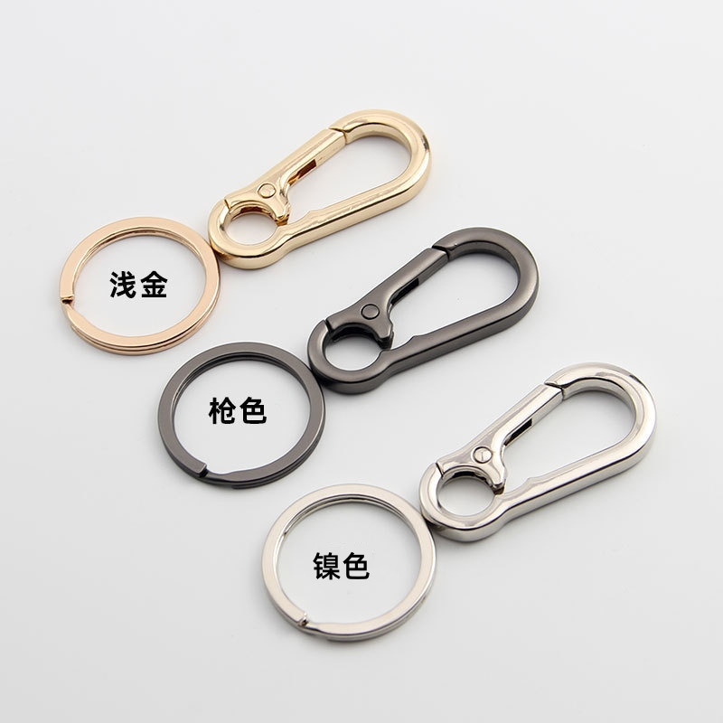 高級耐摩耗性、超多用途の亜鉛合金製車用キーチェーンリングジュエリー、メンズビジネスドッグバックル、クリエイティブなバックルヘッド|undefined