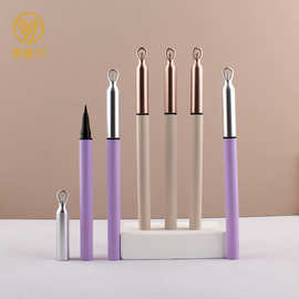 大牌同款眼线笔注塑喷镀分装笔彩妆化妆品可印刷logo源头厂家批发