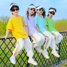 六一儿童开幕式演出服小学生班服糖果色运动会服装男女同款啦啦队