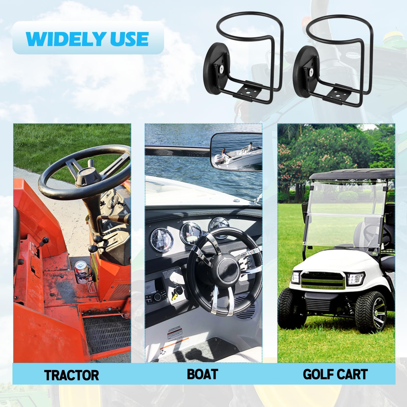 Cross-Border Car-Mounted Dual-Purpose Cup and Bottle Holder for Marine Yachts, Trucks, and Rvs, Wholesale Beverage Holder
