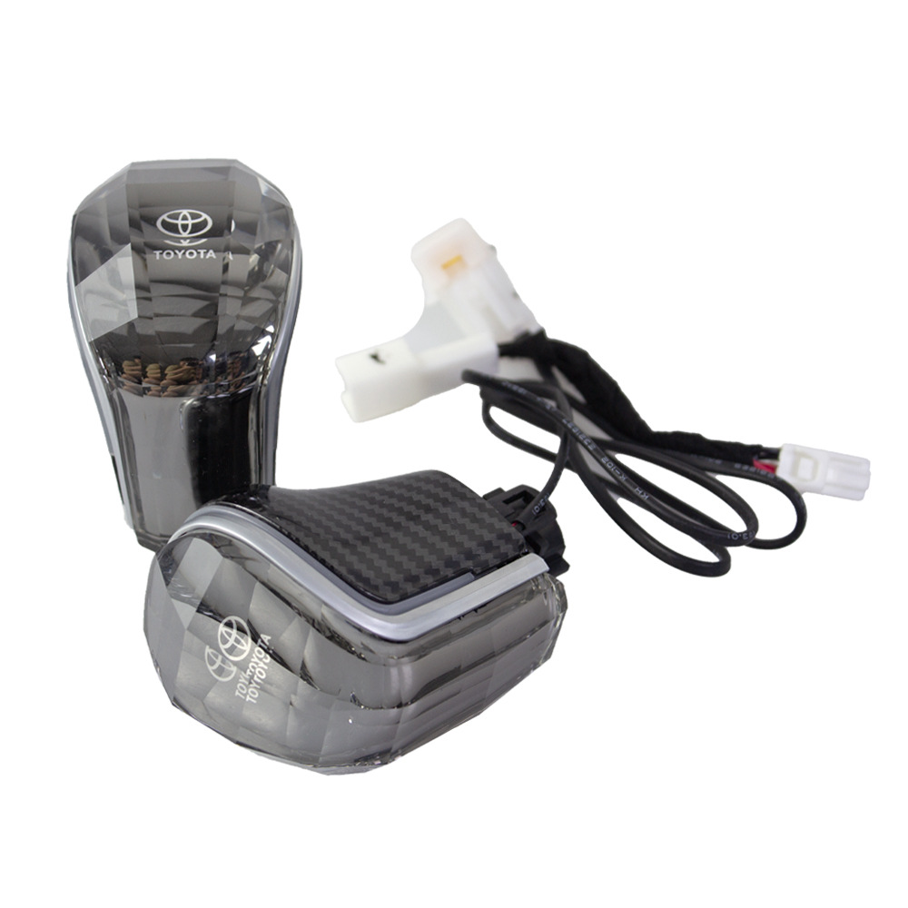 Transfronterizo adecuado para Toyota Corolla automático manillar de cristal cambiador LED cambiador de cabeza modificado accesorios de balonmano image 3